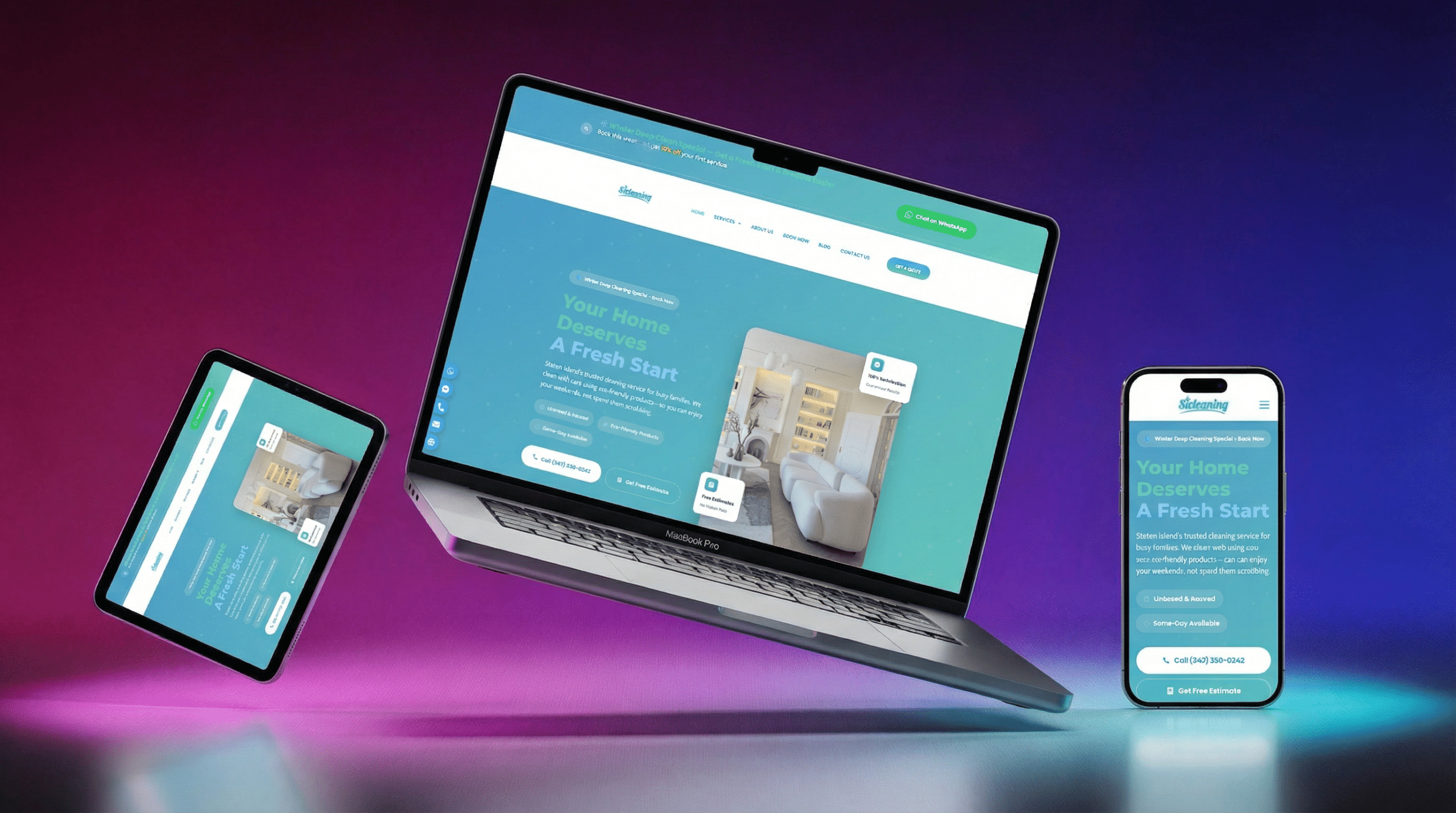 Diseño web profesional y branding estratégico en múltiples dispositivos - Gráfico Yus