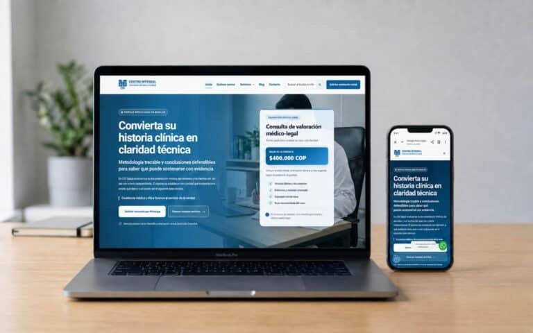 Sitio web responsive de CIV Salud diseñado por Gráfico Yus