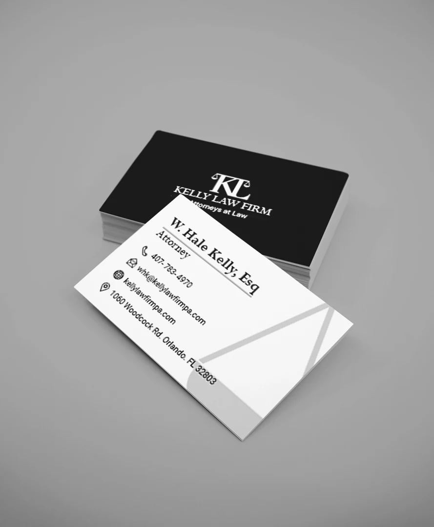 Aplicación de identidad en tarjetas de presentación corporativas