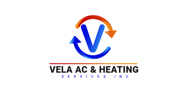 Logo de Vela AC & Heating Services Inc., cliente de Gráfico Yus